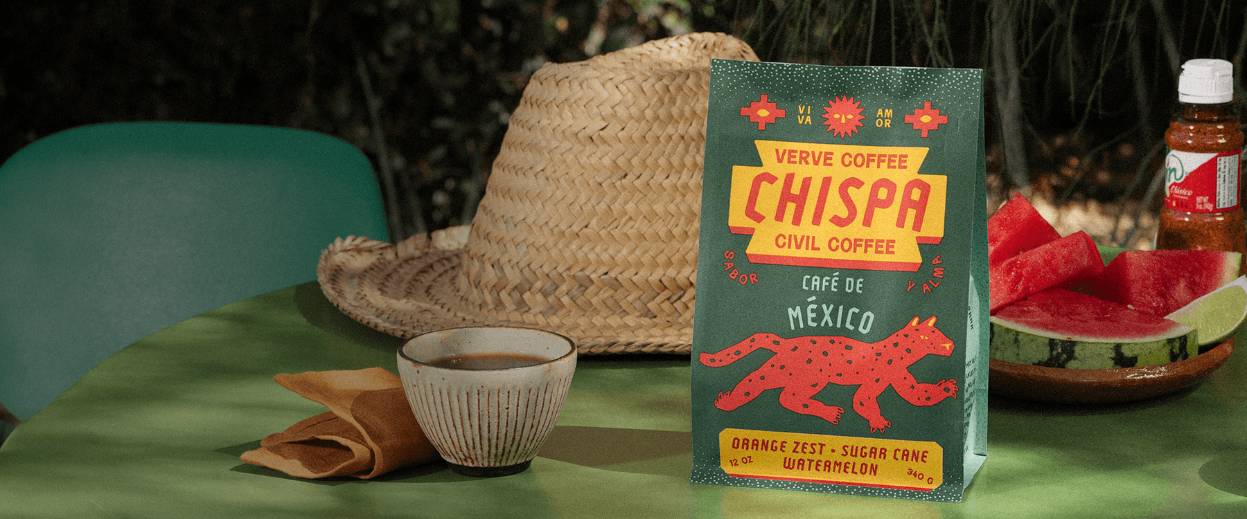 Verve Coffee Roasters x Civil Coffee - Chispa Blend - Viva Amor - Sabor Y Alma - Cafe de Mexico - Orange Zest, Sugar Cane, Watermelon - 12oz - 340g